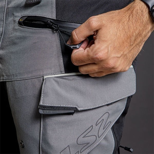 LS2 APOLLO PANTOLON SİYAH-GRİ