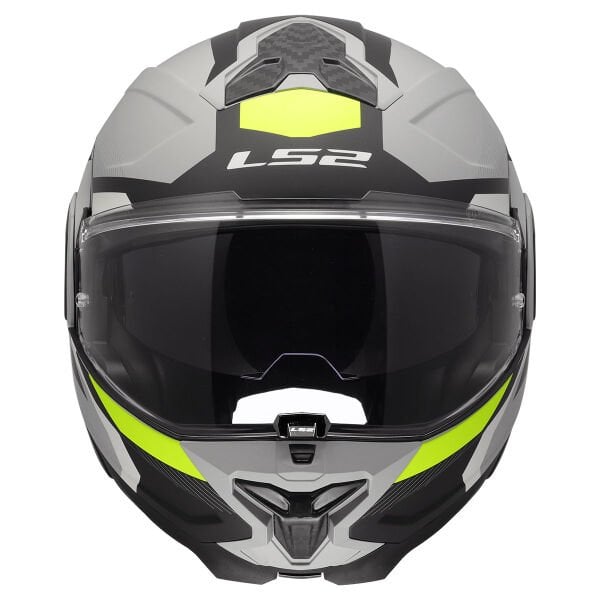 LS2 ADVANT 2 TRIPLE MAT GRİ- SİYAH-NEON SARI KASK