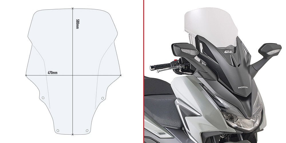 GIVI D1187ST HONDA FORZA 250 (21-25) RÜZGAR SİPERLİK