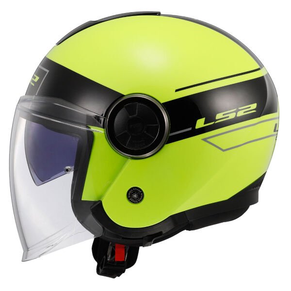 LS2 CLASSY CLASSIC SİYAH-NEON SARI KASK