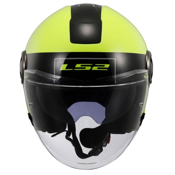 LS2 CLASSY CLASSIC SİYAH-NEON SARI KASK