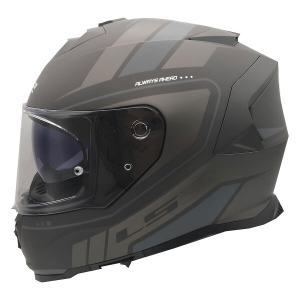 LS2 STORM 2 FIST MAT SİYAH KASK