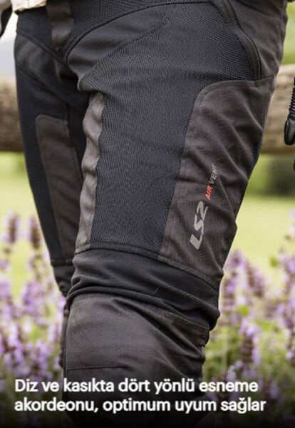 LS2 COMO AIR PANTOLON SİYAH