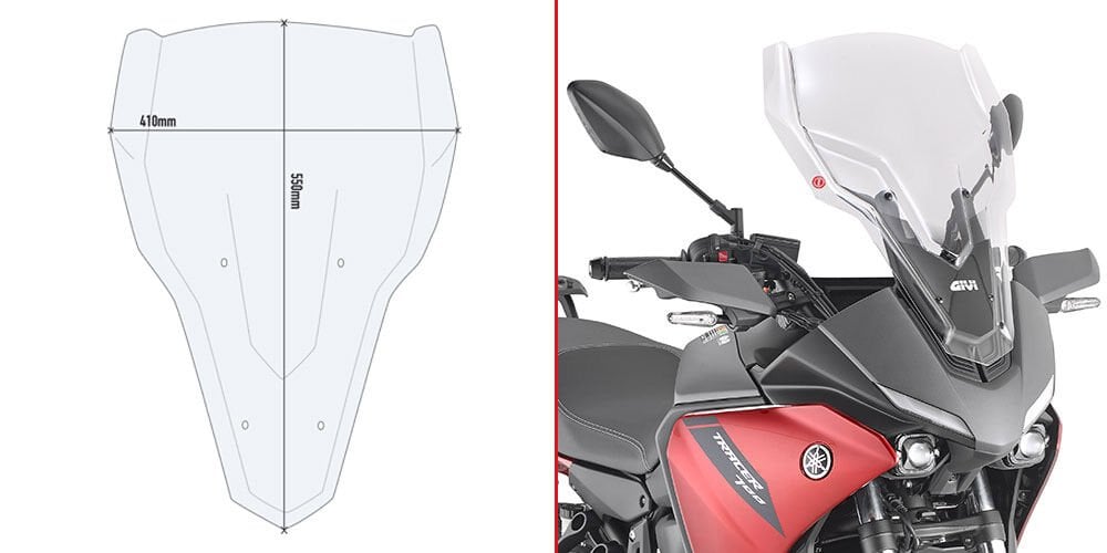 GIVI D2148ST YAMAHA TRACER 700 (20-24) RÜZGAR SİPERLİK