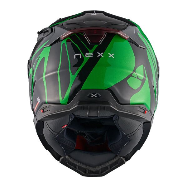 NEXX X.WST 3 B-SIDE SİYAH YEŞİL KASK