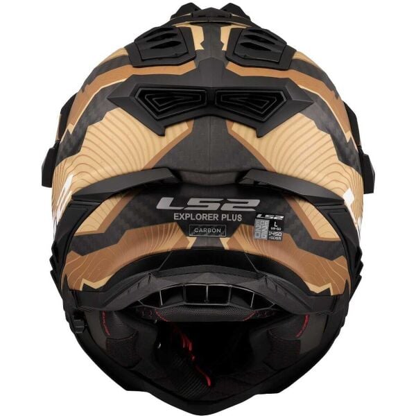 LS2 EXPLORER C KARBON TRICK MAT KAHVE-KUM KASK
