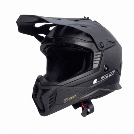 LS2 FAST 2 MAT SİYAH KASK