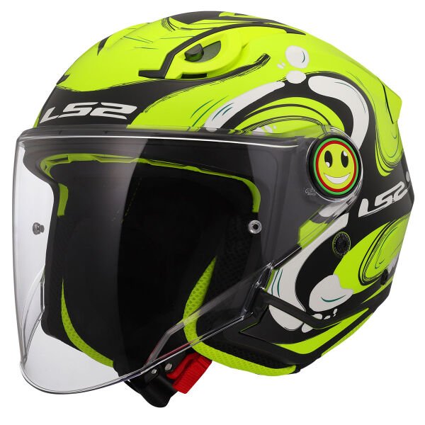 LS2 FUNNY 2 GLUP NEON SARI ÇOCUK KASK