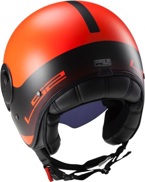 LS2 CABRIO MAT TURUNCU KASK