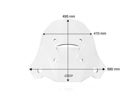 WRS APRILIA TUAREG 660 / RALLY 2022-2024 TOURING PLUS RÜZGAR SİPERLİĞİ ŞEFFAF