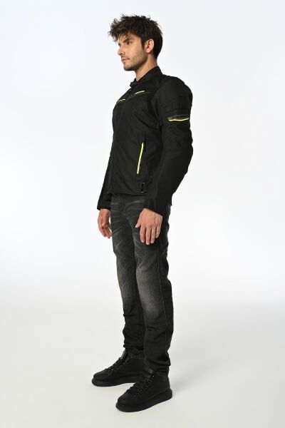 LS2 SHADOW MONT SİYAH-NEON SARI