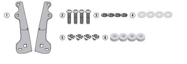 GIVI D5129KIT BMW F750 GS (18-23) - 
F800 GS (24-25) RÜZGAR SİPERLİK BAĞLANTISI