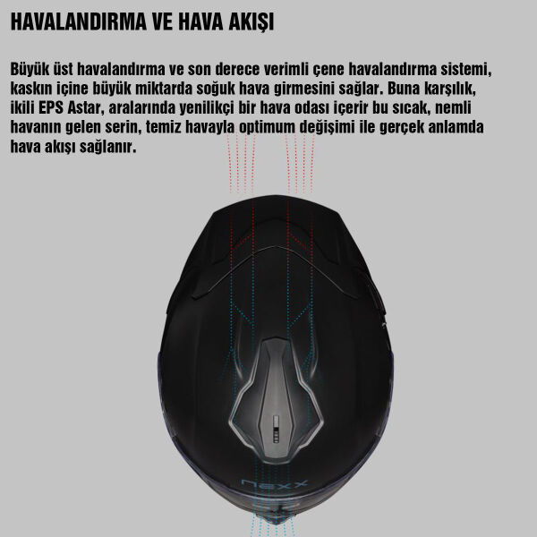 NEXX Y.100R BARON MAT INDIGO MAVİ KASK