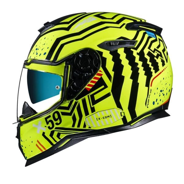 NEXX SX.100 ENIGMA NEON SARI-SİYAH KASK