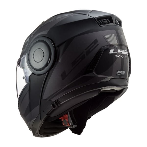 LS2 SCOPE AXIS MAT SİYAH-TITANIUM KASK