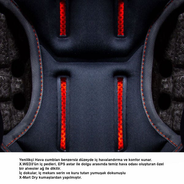 NEXX X.WED 3 TRAILMANIA MAT GRİ-TURUNCU KASK
