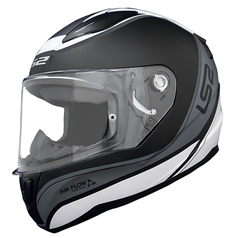 LS2 RAPID 2 DEEPER MAT BEYAZ-SİYAH KASK