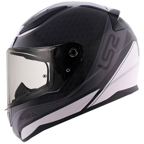 LS2 RAPID 2 DEEPER MAT BEYAZ-SİYAH KASK