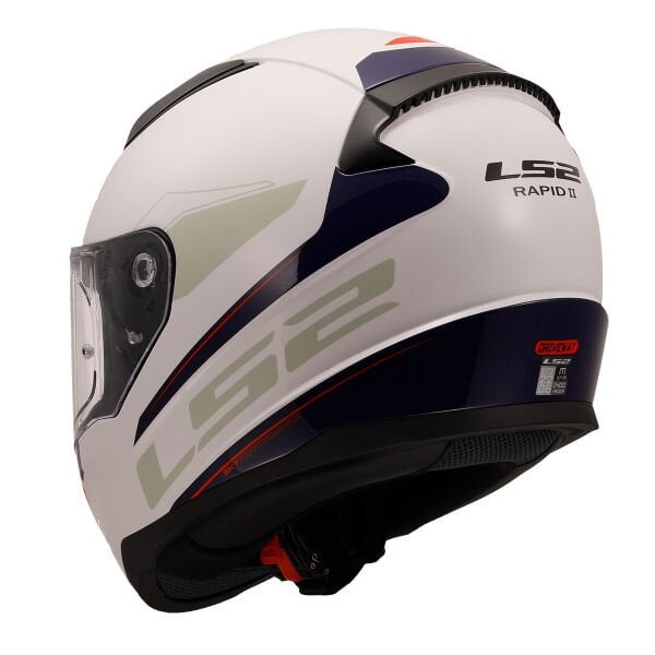 LS2 RAPID 2 DRIVEWAY BEYAZ-MAVİ KASK