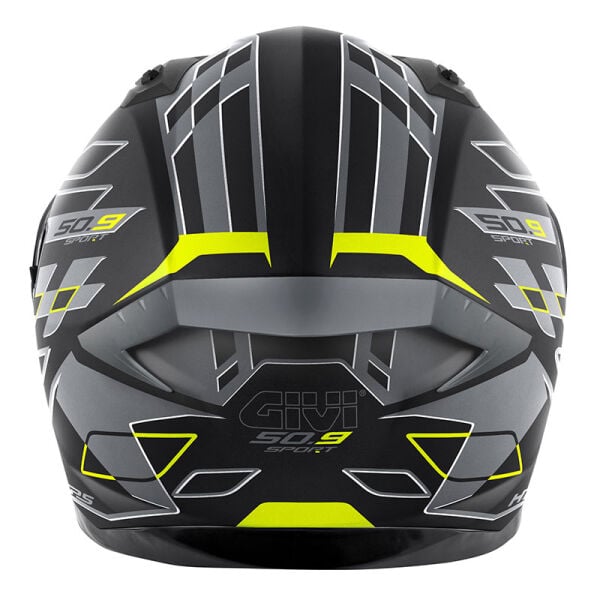 GIVI 50.9 ASSAULT MAT SİYAH-GRİ-NEON SARI KASK