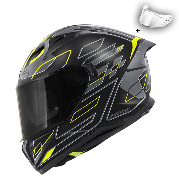 GIVI 50.9 ASSAULT MAT SİYAH-GRİ-NEON SARI KASK