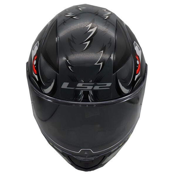 LS2 RAPID 2 SPOX GRİ-KIRMIZI KASK