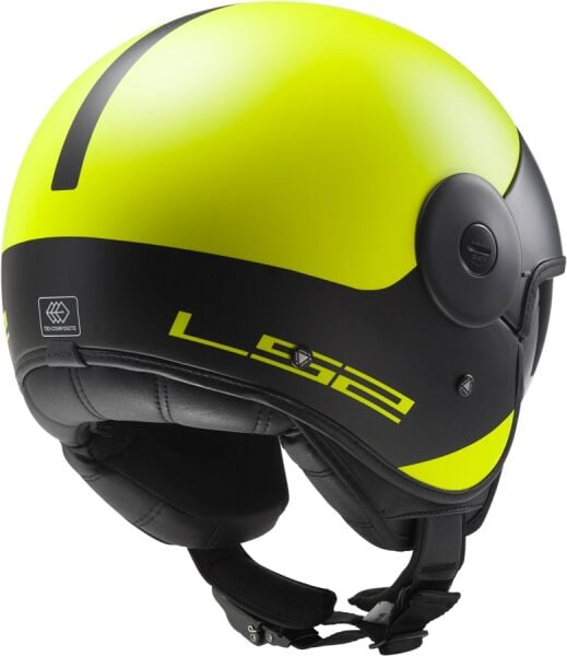 LS2 CABRIO MAT SARI KASK