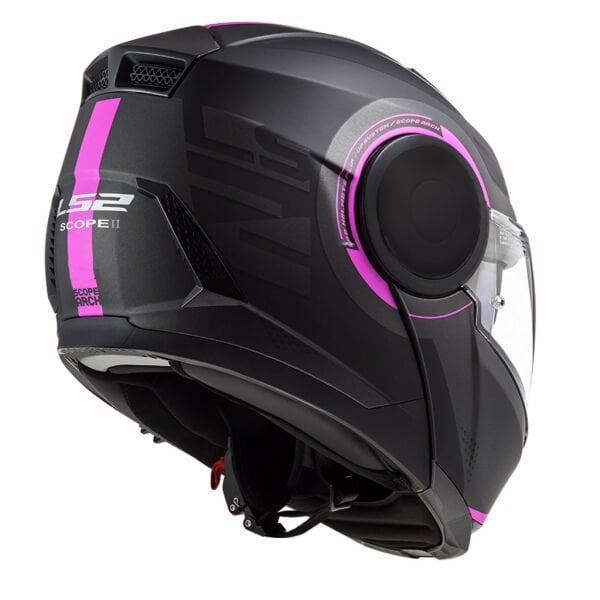 LS2 SCOPE 2 ARCH MAT TITANIUM-PEMBE KASK