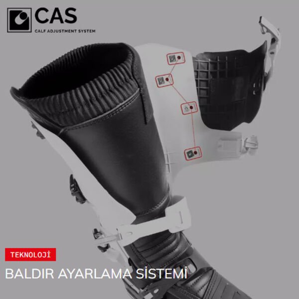 TCX COMP EVO 2 MICHELIN ÇİZME SİYAH-KIRMIZI