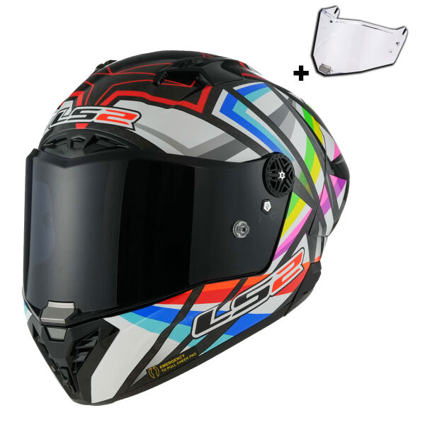 LS2 THUNDER KARBON GP AERO FLASH SİYAH KASK