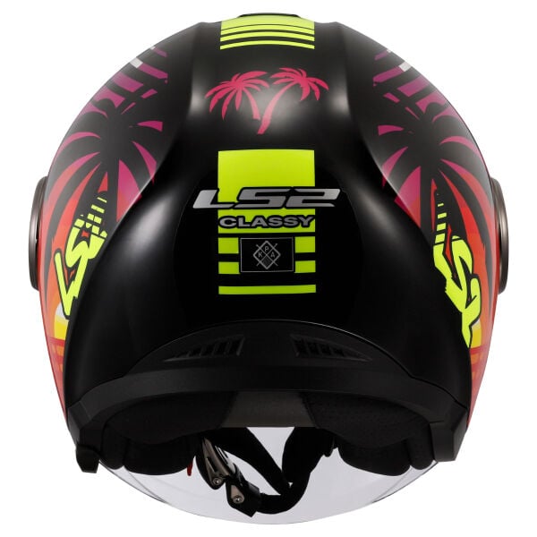 LS2 CLASSY PALM SİYAH KASK
