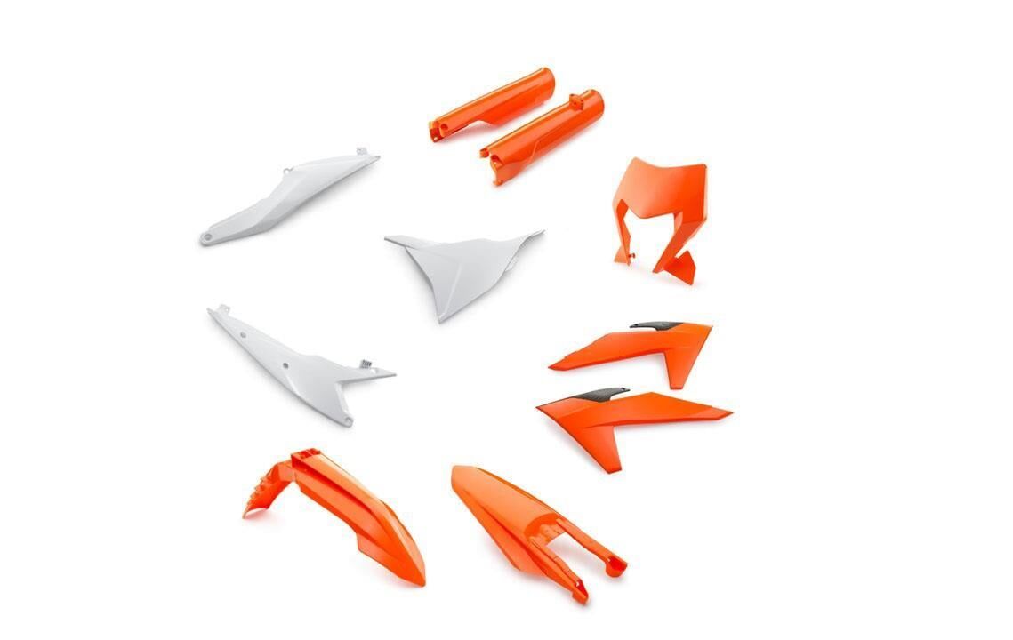 Ktm Exc 2024 Full Grenaj Set Turuncu Beyaz