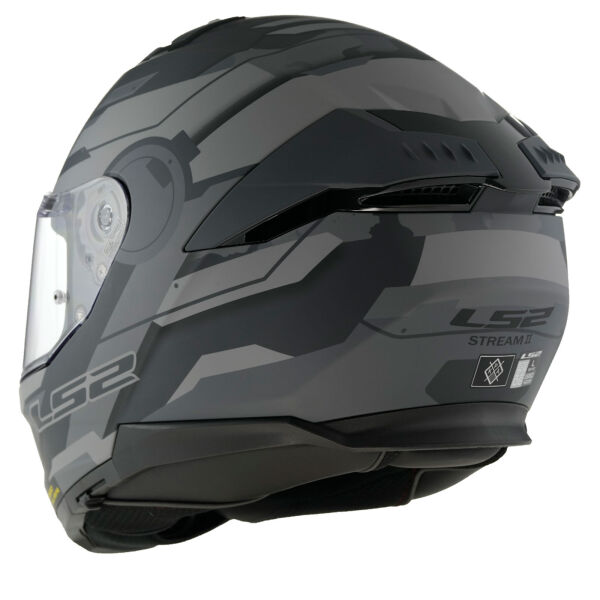LS2 STREAM 2 SHADOW MAT TITANIUM-GRİ KASK