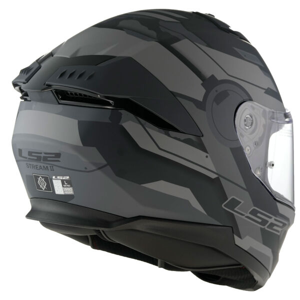 LS2 STREAM 2 SHADOW MAT TITANIUM-GRİ KASK