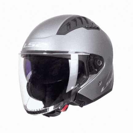 LS2 COPTER 2 MAT GRİ KASK