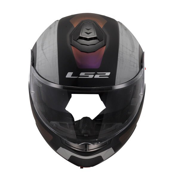 LS2 STROBE 2 ORION MAT SİYAH-MOR-MAVİ KASK
