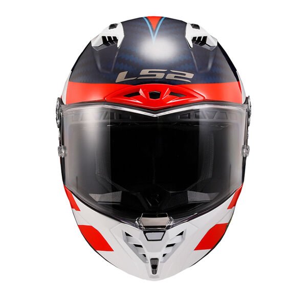 LS2 THUNDER KARBON ALLIANCE KIRMIZI-MAVİ-BEYAZ KASK