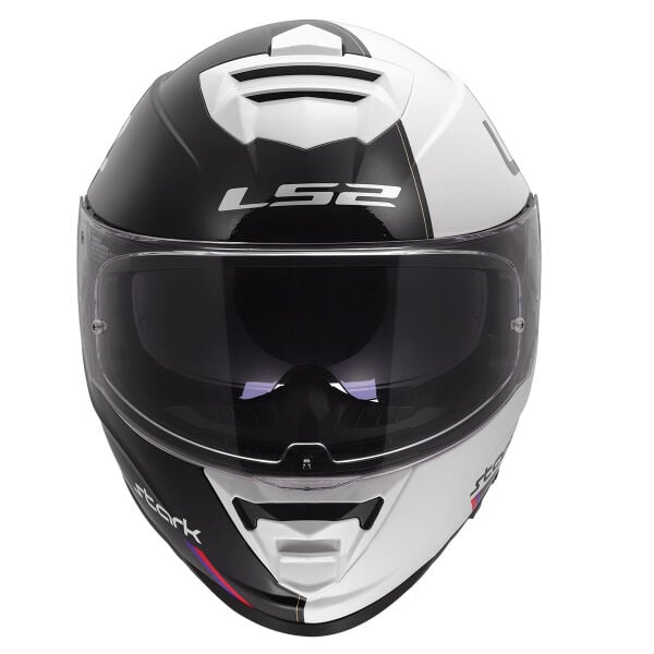 LS2 STORM 2 STARK BEYAZ-KIRMIZI-MAVİ-SARI KASK