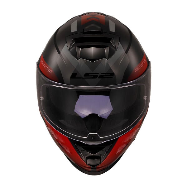 LS2 STORM 2 KRONOS KIRMIZI-GRİ KASK