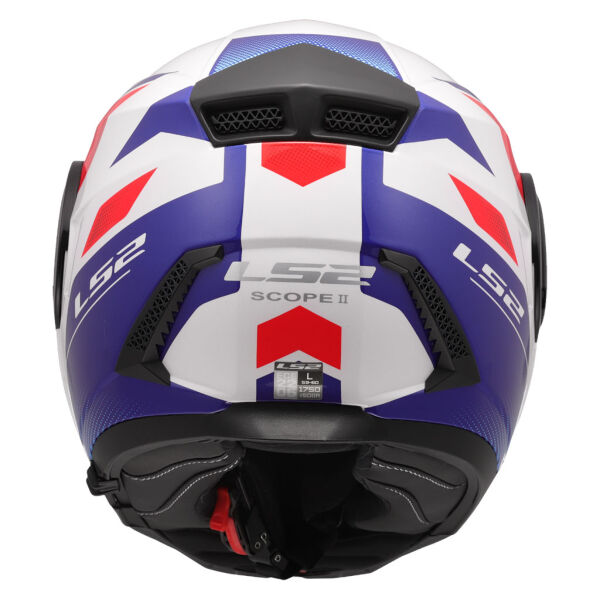 LS2 SCOPE 2 DURIA BEYAZ-MAVİ-KIRMIZI KASK