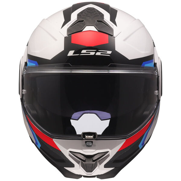 LS2 ADVANT 2 TRIPLE BEYAZ-MAVİ-KIRMIZI-SİYAH KASK