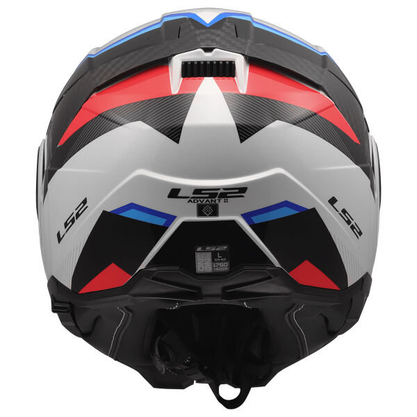 LS2 ADVANT 2 TRIPLE BEYAZ-MAVİ-KIRMIZI-SİYAH KASK