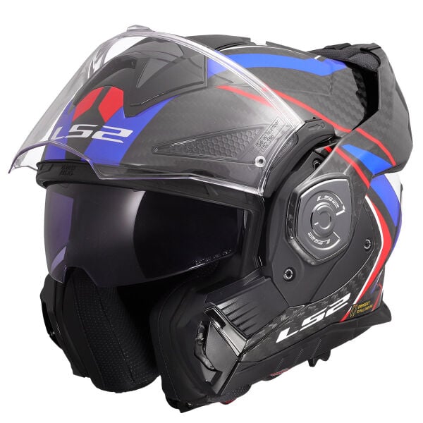 LS2 ADVANT X KARBON FUTURE II BEYAZ-MAVİ KASK