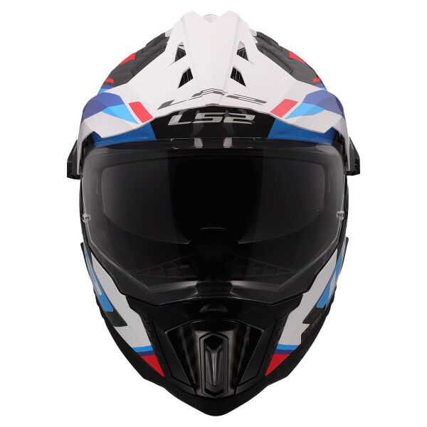 LS2 EXPLORER C KARBON FRONTIER II BEYAZ-MAVİ KASK