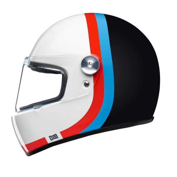 NEXX X.G100R SPEEDWAY BEYAZ-MAVİ KASK