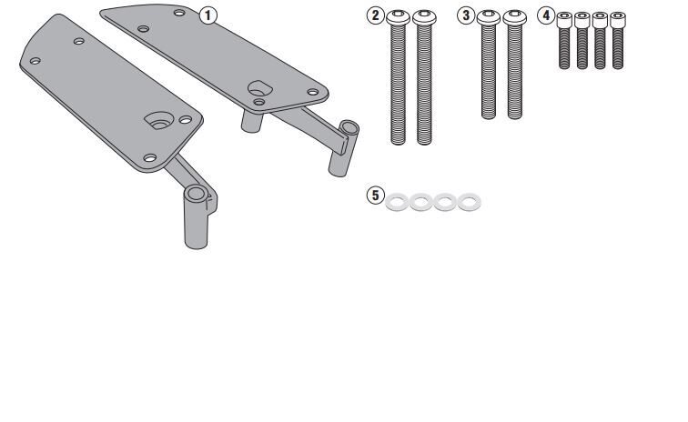 KAPPA KR2120 YAMAHA TRICITY 125-155 (14-24) ARKA ÇANTA TAŞIYICI