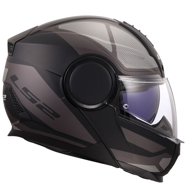 LS2 SCOPE 2 AXIS MAT SİYAH-TITANIUM KASK