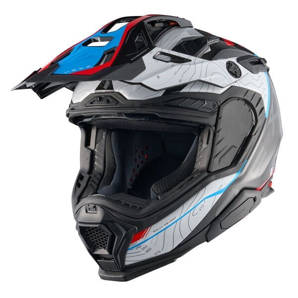 NEXX X.WED 3 FURKA KARBON KIRMIZI-MAVİ KASK