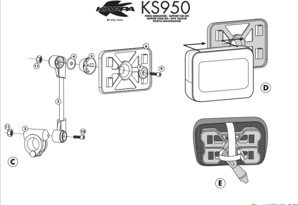 KAPPA KS950 GPS ÇANTASI