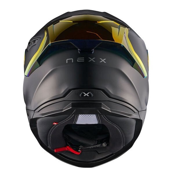 NEXX Y.100R SUBSONIC MAT SİYAH-KIRMIZI KASK